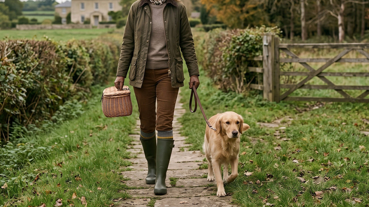 The Art of the Autumn Walk: Why British Wool Wellington Socks Belong in the Country Wardrobe