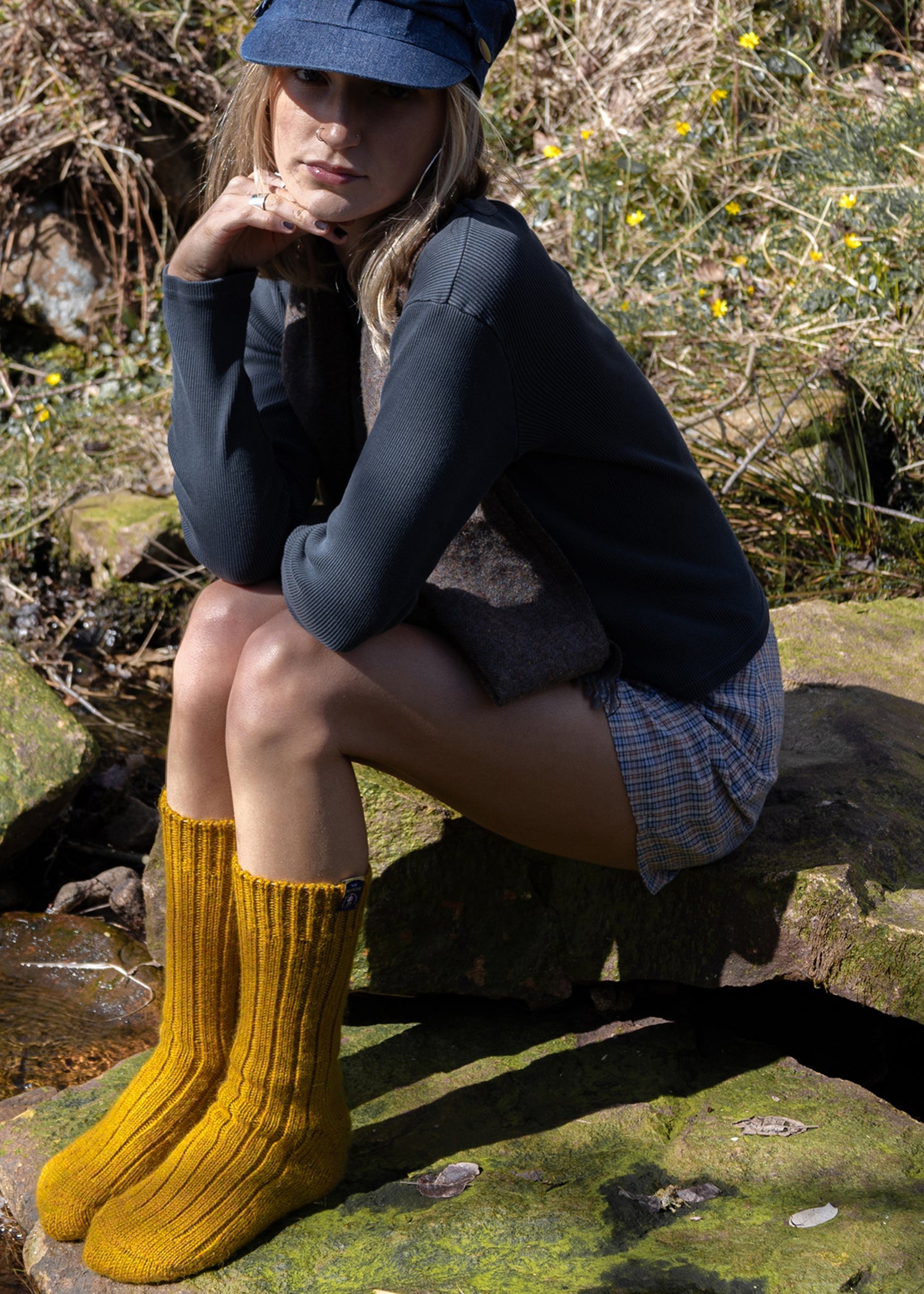 100% British Wool Boot Socks for Men & Women – Mustard Fields Walking Socks