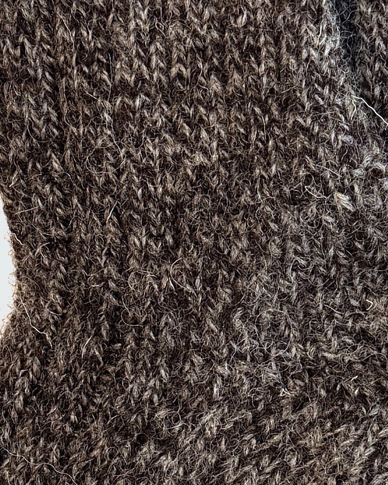 100% British Wool Boot Socks for Men & Women – Dark Natural Twist Walking Socks
