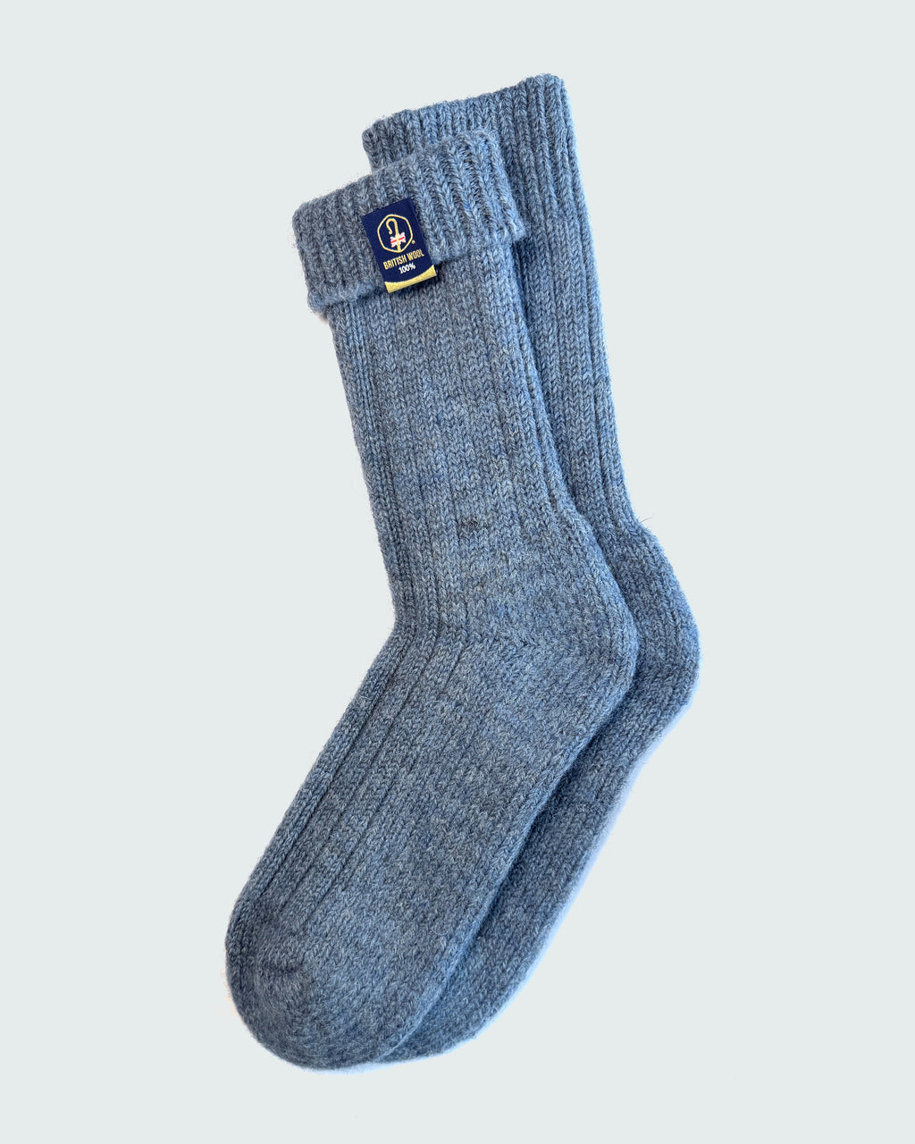 100% British Wool Boot Socks for Men & Women – Kielder Blue Walking Socks