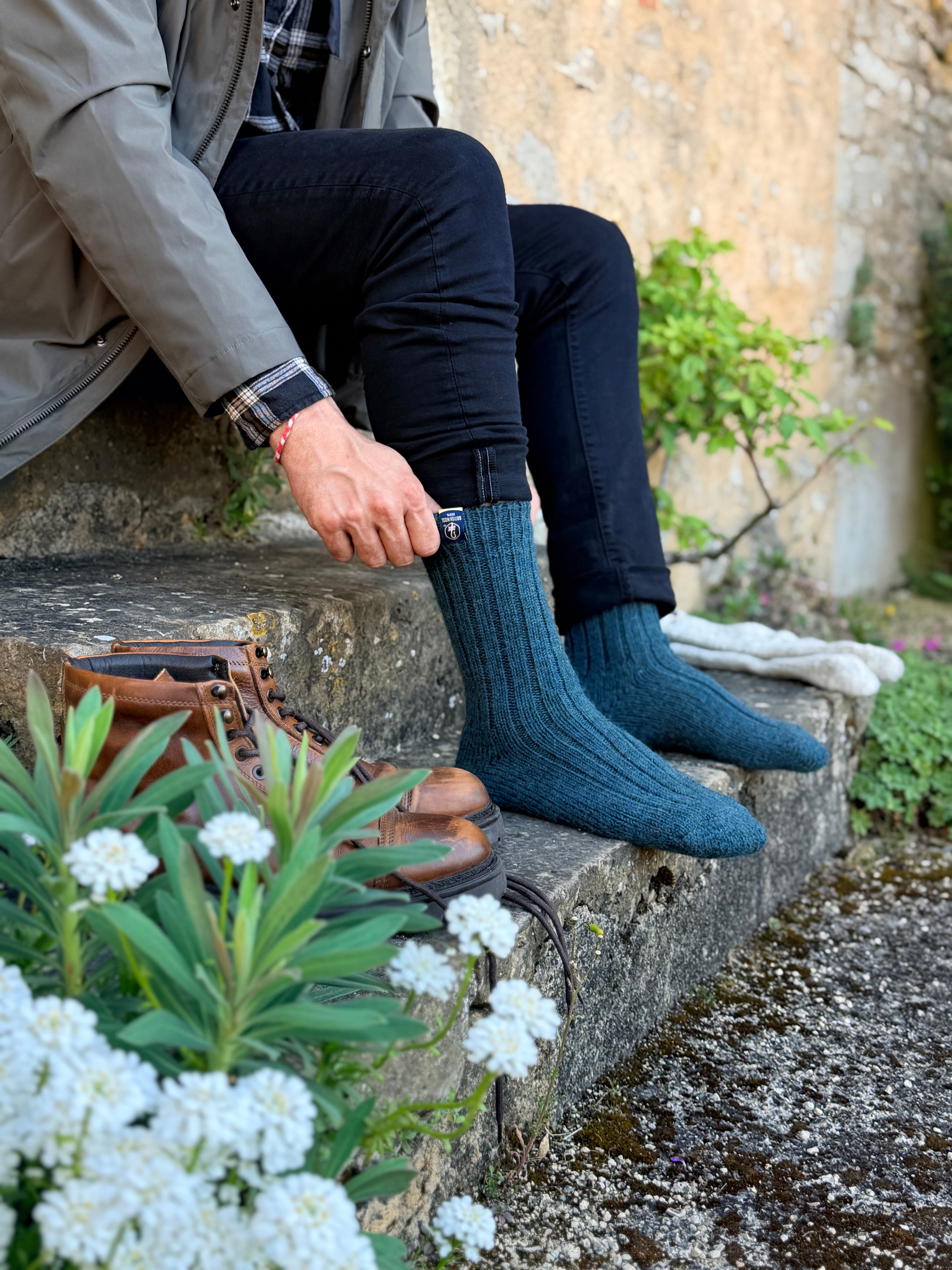 100% British Wool Boot Socks for Men & Women – Mallard Walking Socks