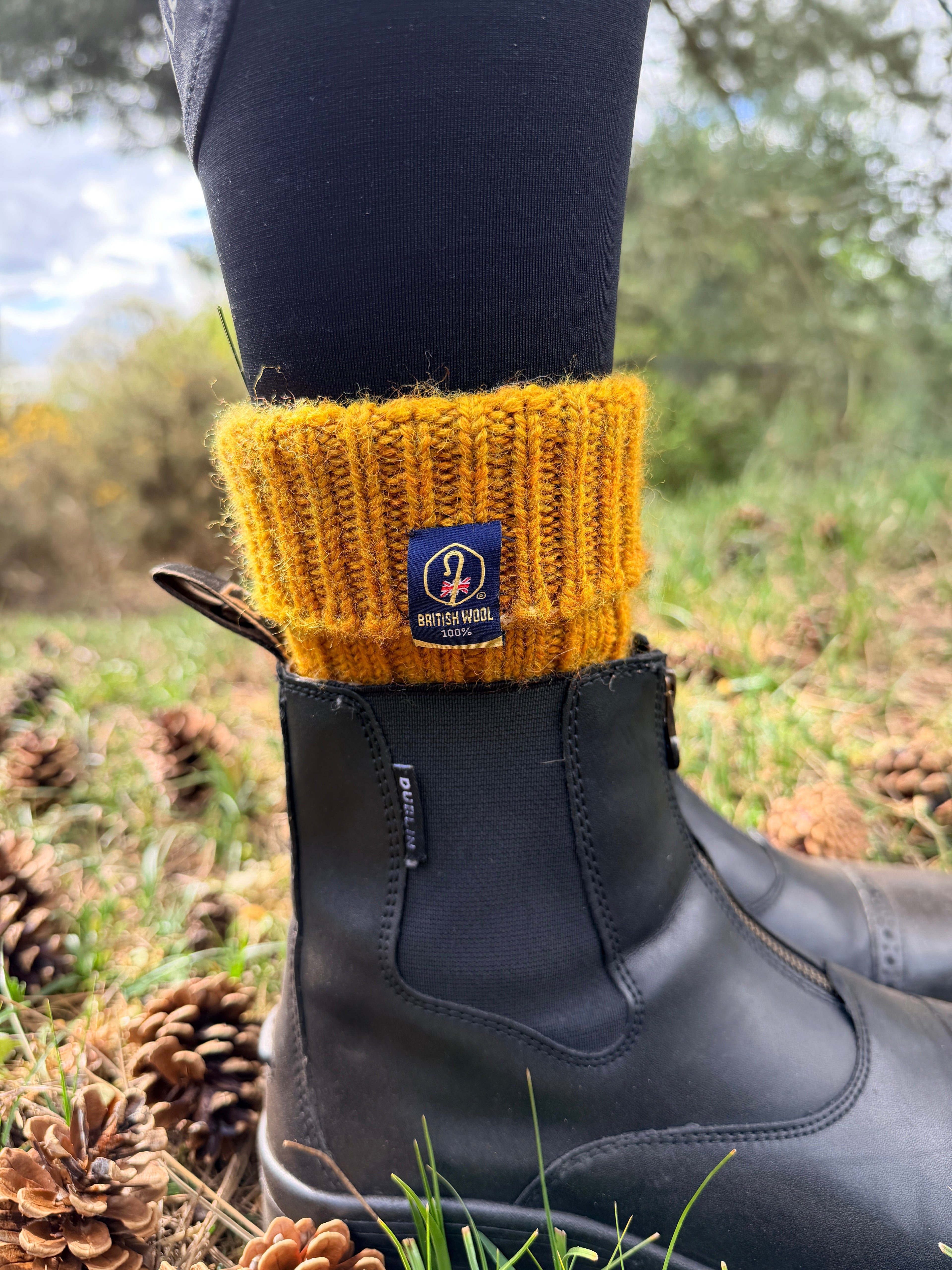 100% British Wool Boot Socks for Men & Women – Mustard Fields Walking Socks