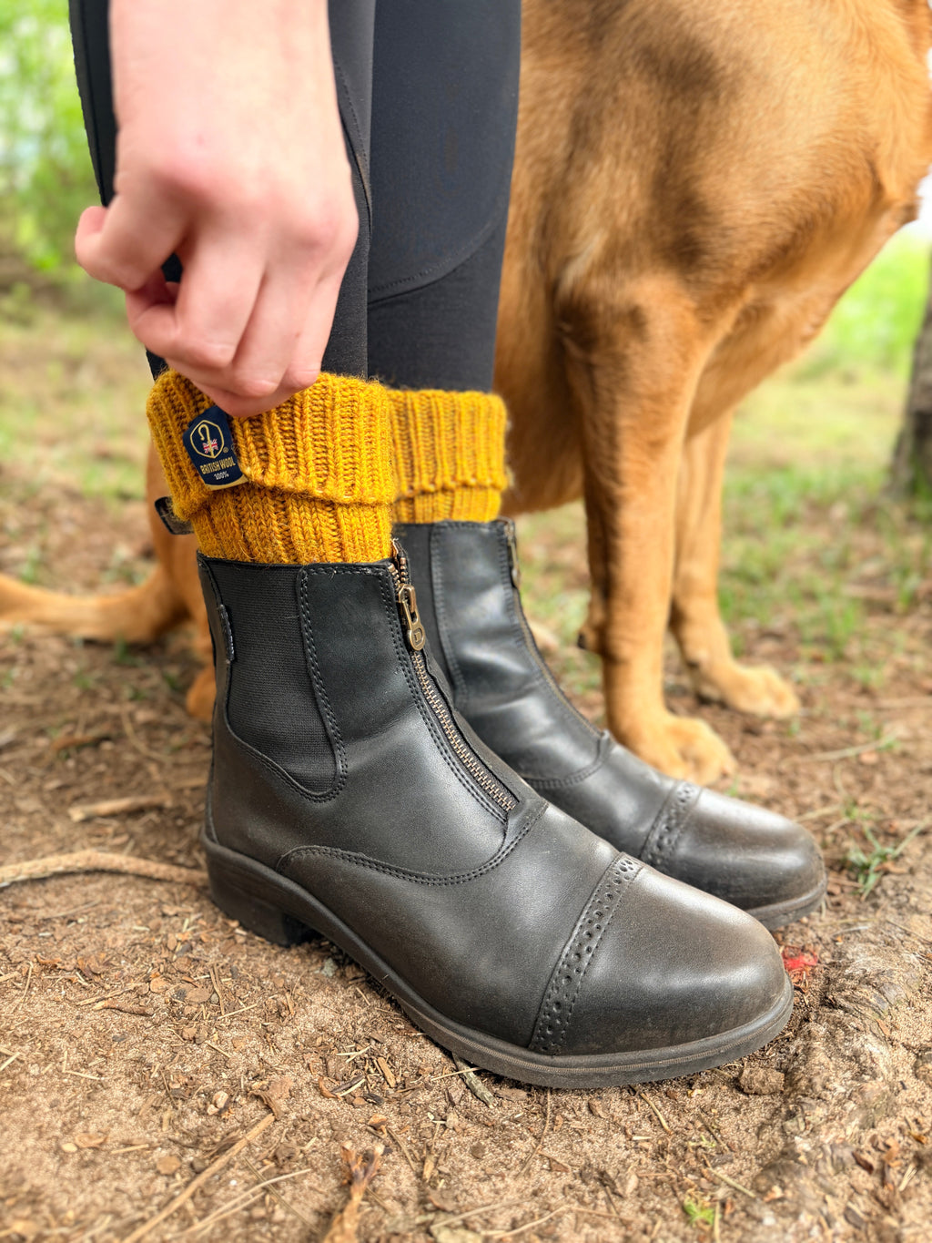 100% British Wool Boot Socks for Men & Women – Mustard Fields Walking Socks