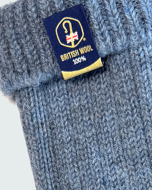 100% British Wool Boot Socks for Men & Women – Kielder Blue Walking Socks