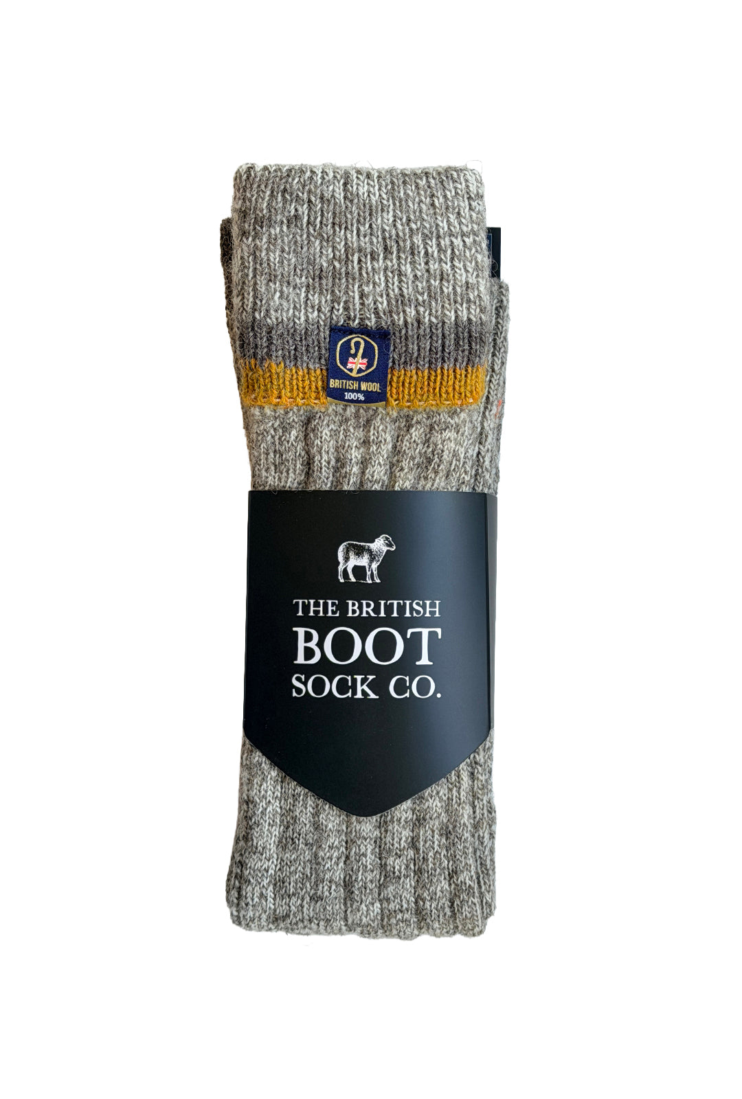 100% British Wool Wellington Boot Socks – Natural Twist | UK 4-7