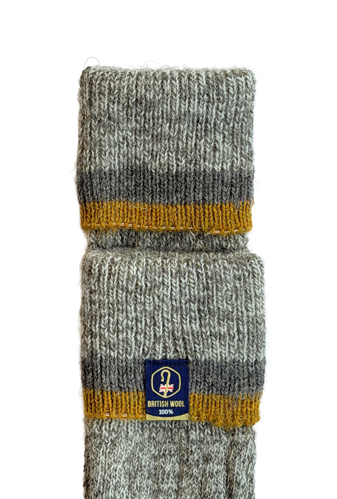 100% British Wool Wellington Boot Socks – Natural Twist | UK 4-7