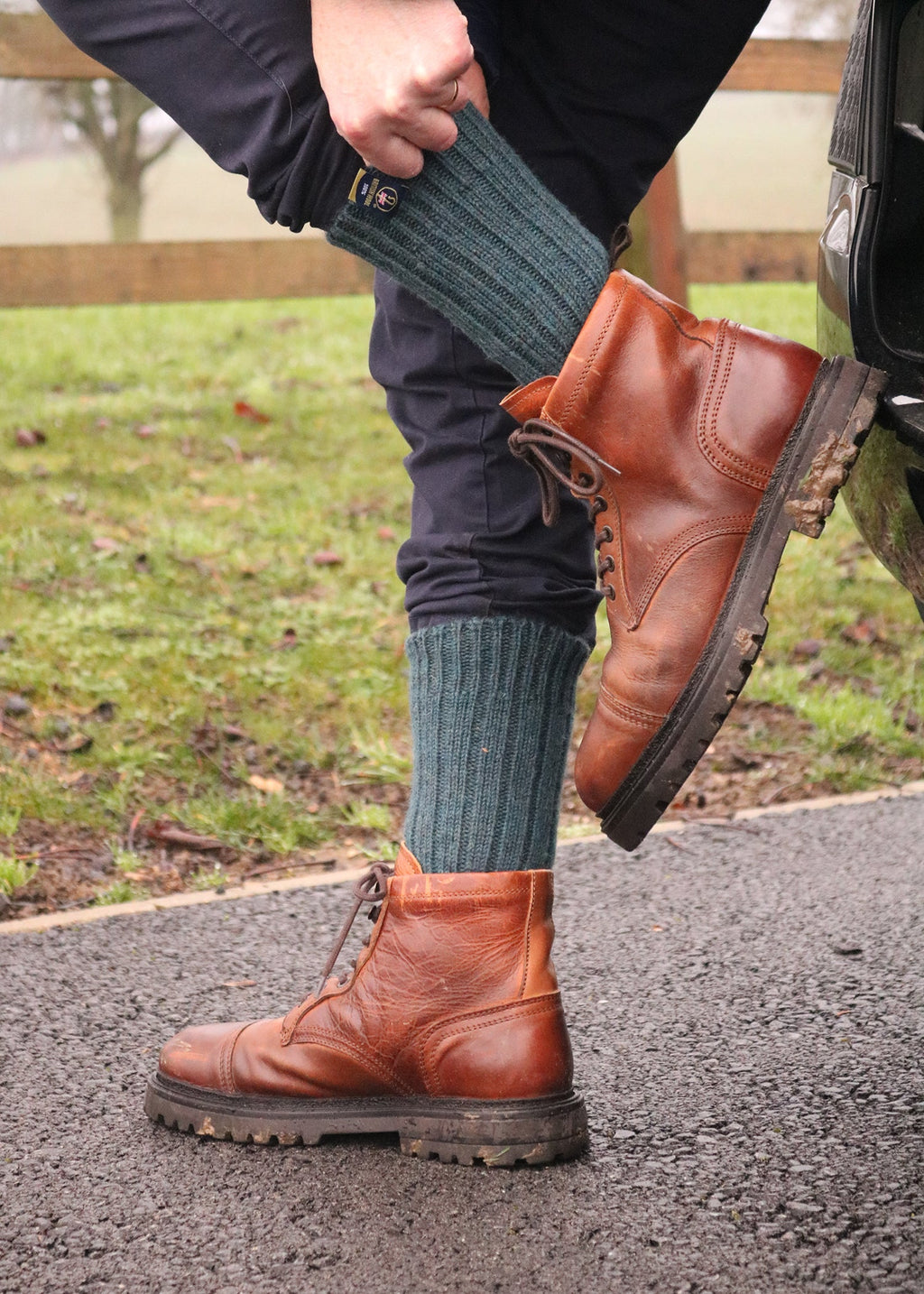 100% British Wool Boot Socks for Men & Women – Mallard Walking Socks