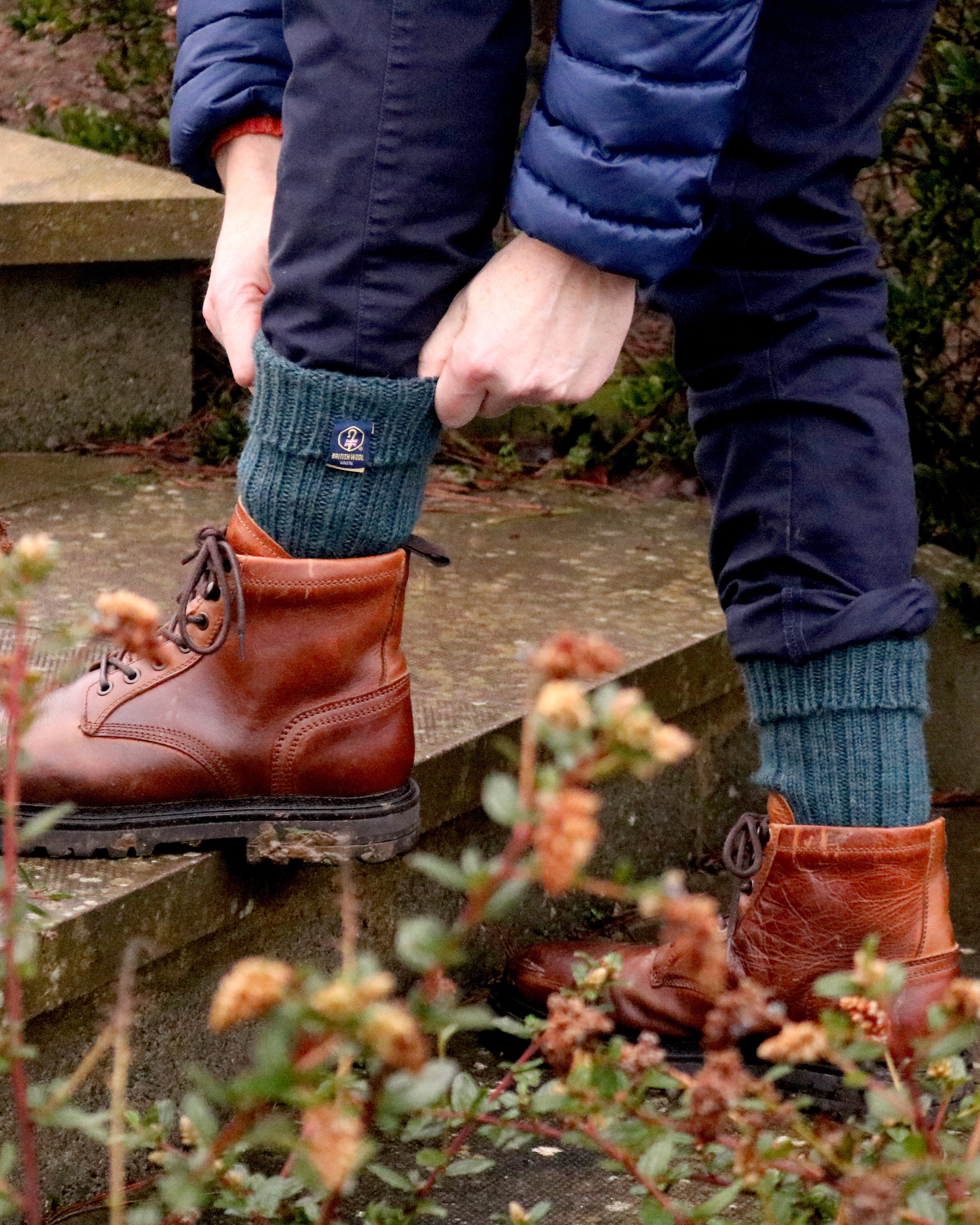 100% British Wool Boot Socks for Men & Women – Mallard Walking Socks