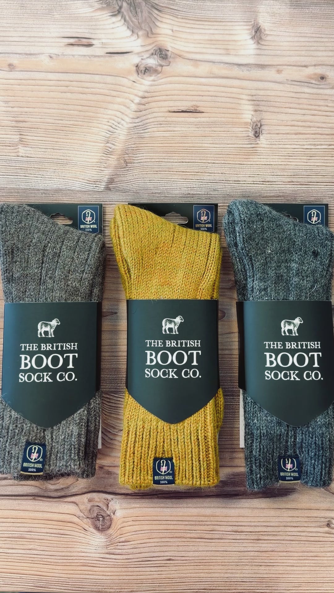 100% British Wool Boot Socks – Burgundy Walking Socks